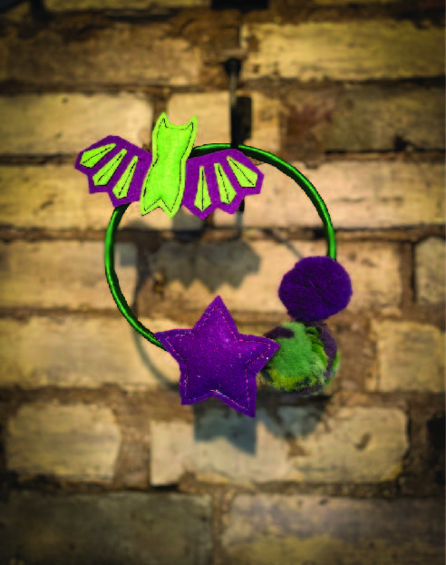 GREEN + PURPLE SINGLE BAT